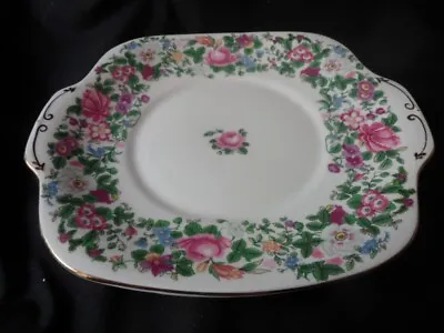 Buy Vintage Crown Staffordshire Thousand Flowers Fine Bone China - Bread Plate • 10£