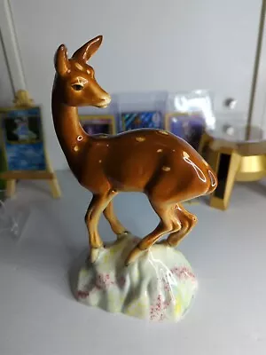 Buy Rare Vintage Beswick Figure - Deer On Rock - Model Number 696 - Vgc  • 59.95£