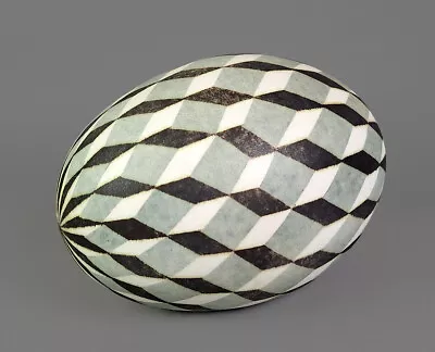 Buy Inke Lerch, Studio Ceramic,  Lying Egg , Unique, L 20 Cm, Circa 2005 • 311.47£