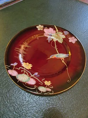 Buy Carlton Ware Rouge Royale Large Plate Kingfisher Pattern C.1950-60s • 35£