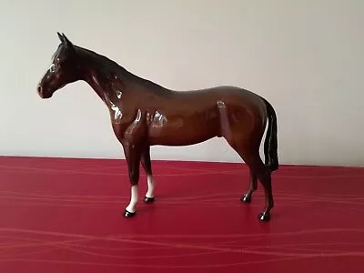 Buy Vintage Beswick Brown Gloss Horse Figurine • 25£