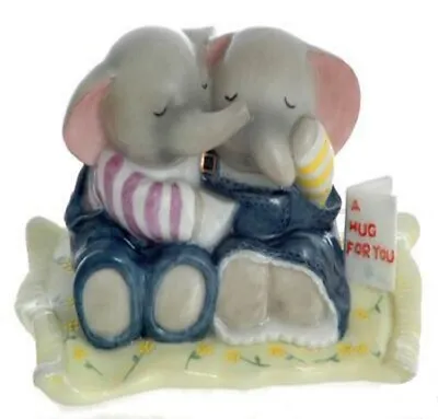 Buy Forget Me Knot Collectors Elephant Valentine Gift Figurine - A Hug For You • 12.99£