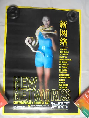 Buy New Networks Contemporary Chinese Art Exhibition DS Poster 23x16 AI WEIWEI NZ • 94.84£
