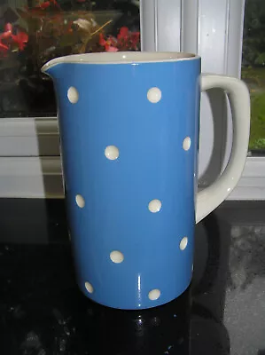 Buy T G Green Cornishware Cornish Blue Pottery Domino Juice Jug Made In England New • 50£