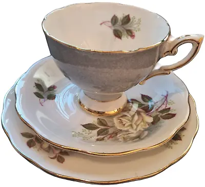 Buy Royal Standard Bone China Tea Cup & Saucer & Cake Plate Lilac Violets Perfect • 13.99£