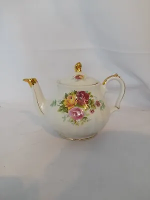 Buy Sadler Teapot Porcelain Made On England Floral Design Small • 19.99£