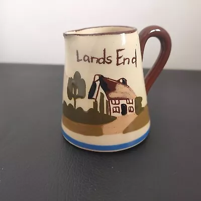 Buy St Marychurch Pottery Torquay Cream Jug Lands End Vintage 60's • 4.95£