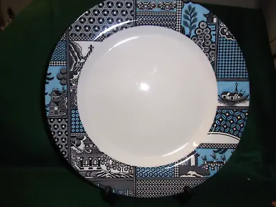 Buy Spode Patchwork Willow 28 Cm Dinner Plate NEW • 4.99£