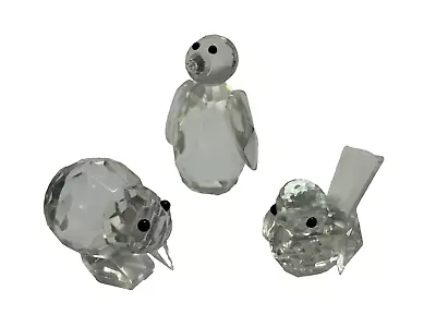 Buy Animal Crystal Glass Collectable Ornaments Bird, Penguin + Kiwi | T6 G288 • 5.95£