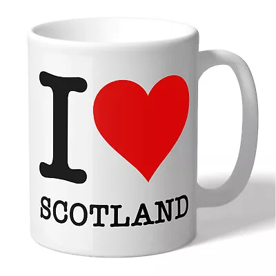 Buy I LOVE SCOTLAND Ceramic Coffee Tea Mug Cup Heart Printed Birthday Gift Idea New • 9.99£