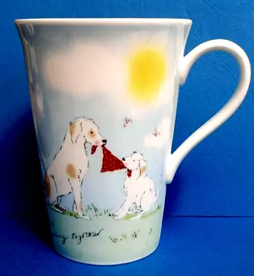 Buy Aynsley Fine Bone China  ~ Pet Collection ~ Dogs ~ Pulling Together~tall Mug • 7.99£