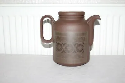 Buy Vintage Hornsea Pottery Palatine Brown Patterned Coffee Pot • 5£