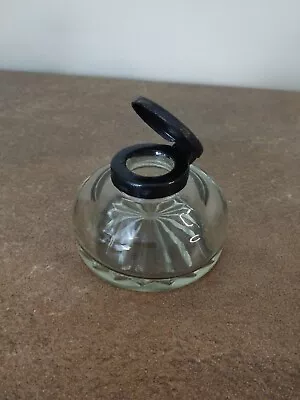 Buy Antique Glass And Metal Inkwell / Paperweight • 12.95£