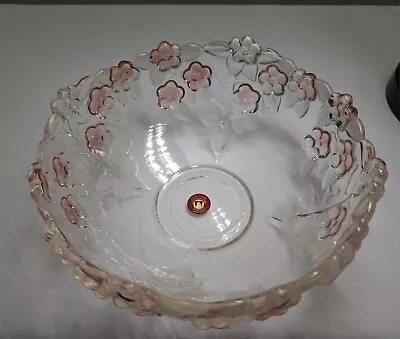 Buy Walther Glas Carmen Rose Large Glass Bowl Trifle Bowl/Fruit Bowl • 15£