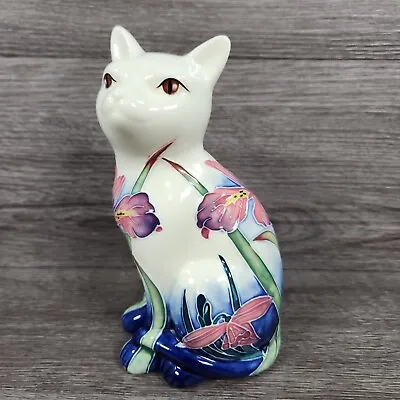 Buy Old Tupton Ware Cat Ceramic Flower Ornament Figurine Rare Blue Green Pink White  • 24£