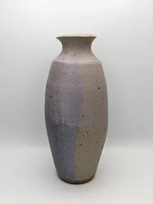 Buy ✨ Franz Kriwanek Silverton Mountain Studio Art Pottery Vase Purple Cream Signed  • 59.07£