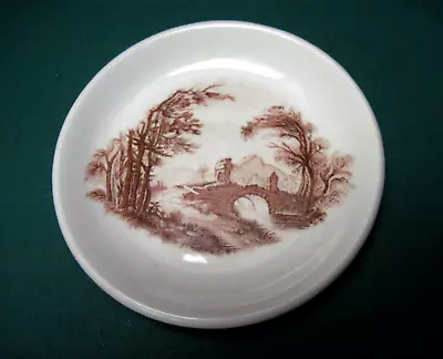 Buy Holkham Pottery - Small Pin Dish - Classical Scenery Design. • 5£