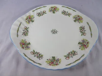 Buy Minton Cake Plate Winter Harvest Fine Bone China Serving Plate Good Condition • 14.95£