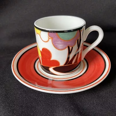 Buy Clarice Cliff Wedgwood AUTUMN Coffee Cup And Saucer  • 25£
