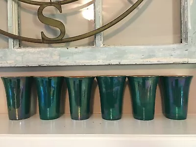 Buy Vintage Byzanta Ware England Grimwades Luster Ware Tumbler Drink Cup Set 6 WOW! • 51.22£