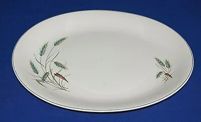 Buy Alfred Meakin Marilyn Wheat Pattern Large Oval Serving Platter 35.5 X 30cm • 12.99£