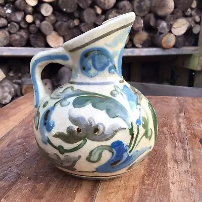 Buy Old Vintage Torquay Aller Vale Pottery Twin Spout Floral Design Milk Jug AF • 20£
