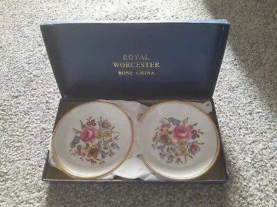 Buy Vintage Royal Worcester Bone China Trinket Dishes In Original Box • 4.99£