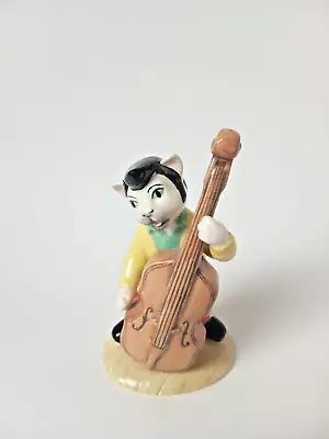 Buy Cat Playing Bass  (Rockabilly Cool Cat). Beswick CC6 Figurine • 11.50£