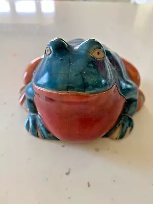 Buy Raku South African Pottery Frog • 15£