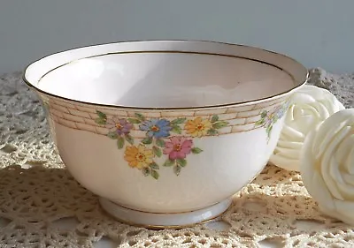 Buy  Tuscan - Pink & Floral China Sugar Bowl - Excellent Condition • 3.50£