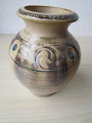 Buy Studio Art Pottery Celtic Clays Handmade Pottery Irish Ireland Vase, 11Cm Tall. • 19.95£