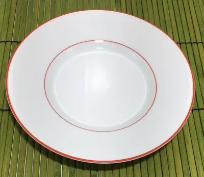 Buy Fitz And Floyd Gourmet Porcelain Red Band And Red Trim Saucer Retired • 5.78£