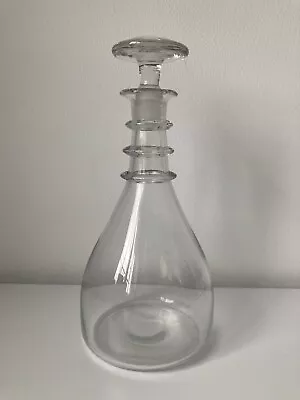 Buy Vintage Glass Decanter With Stopper  • 100£