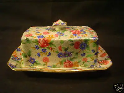 Buy Royal Winton  Old Cottage Chintz  Covered Butter Dish • 283.51£