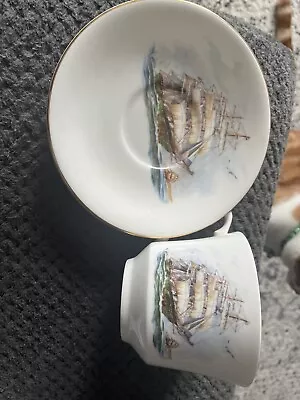 Buy Fine Bone China Tea Cup Saucer Set • 5£