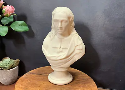 Buy Antique Victorian Parian Ware Bust John Milton Poet And Writer • 125.50£