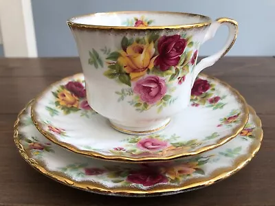 Buy Royal Stafford 'Bouquet' China Trio Excellent • 3.50£