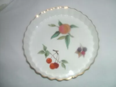 Buy Royal Worcester Evesham 8 In Dia Quiche/ Flan/ Dish Oven To Tableware 1961 V.g.c • 4.99£