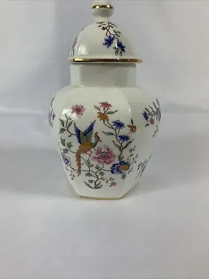 Buy Vintage Hammersley - Bone China - Jar  With Lid  Height 8 Inches • 7.99£