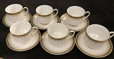 Buy 6 X Vintage Paragon Athena Fine Bone China Tea Cup & Saucer • 49.99£
