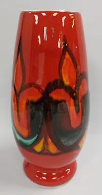 Buy Poole Pottery Delphis Orange Pattern 15 Vase E27 R844 • 26£