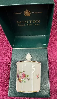 Buy Boxed Minton English Bone China Marlow Lidded Preserve Pot • 12.75£