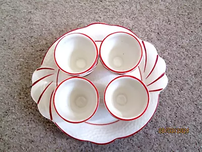 Buy Melba Ware Four Eggcups With Tray. • 15£