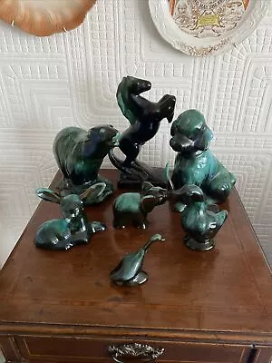 Buy Collection Of Vintage Canadian Blue Mountain Pottery Animals • 50£
