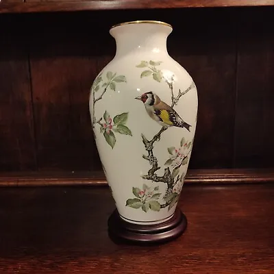 Buy Vintage 1981 Franklin Mint Fine Porcelain 'The Woodland Bird' Vase By Basil Ede  • 39.99£