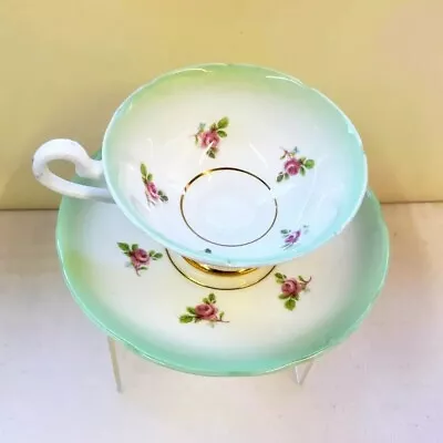 Buy Vintage 1950s ROYAL STAFFORD High Quality Porcelain Tea Cup & Saucer RARE • 7£