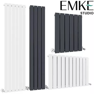 Buy EMKE Designer Flat Panel Radiator Vertical Horizontal Double Central Heating Rad • 196.99£