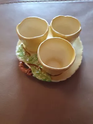 Buy Carltonware Set 3 Egg Cups On Tray Yellow  Australian Design  • 8£