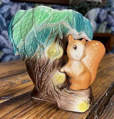 Buy Vintage~Hornsea Pottery~Fauna~Squirrel On Tree Vase • 5£