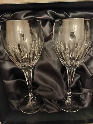 Buy Thomas Webb International Crystal Wine Glasses Pair 8.2  • 15£